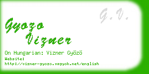 gyozo vizner business card